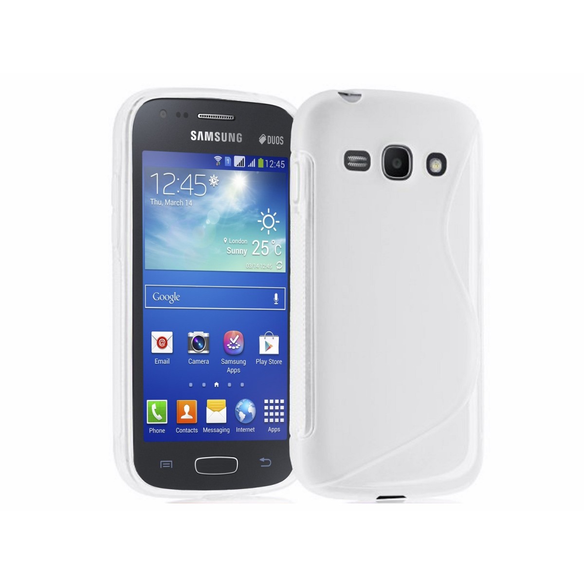 Funda Gel Tpu Samsung Galaxy Ace 3 S7270 / S7272 / S7275 S Line Color Blanca