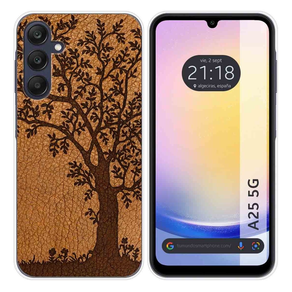 Funda Silicona para Samsung Galaxy A25 5G diseño Cuero 03 Dibujos