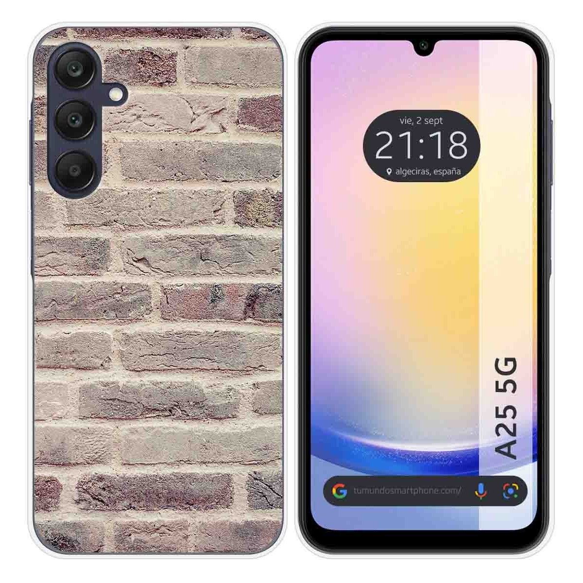 Funda Silicona para Samsung Galaxy A25 5G diseño Ladrillo 01 Dibujos
