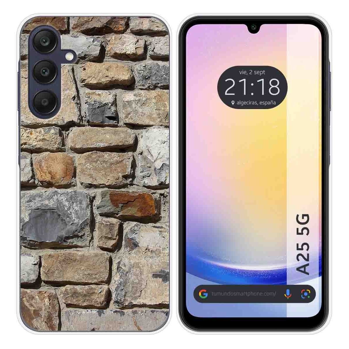 Funda Silicona para Samsung Galaxy A25 5G diseño Ladrillo 03 Dibujos