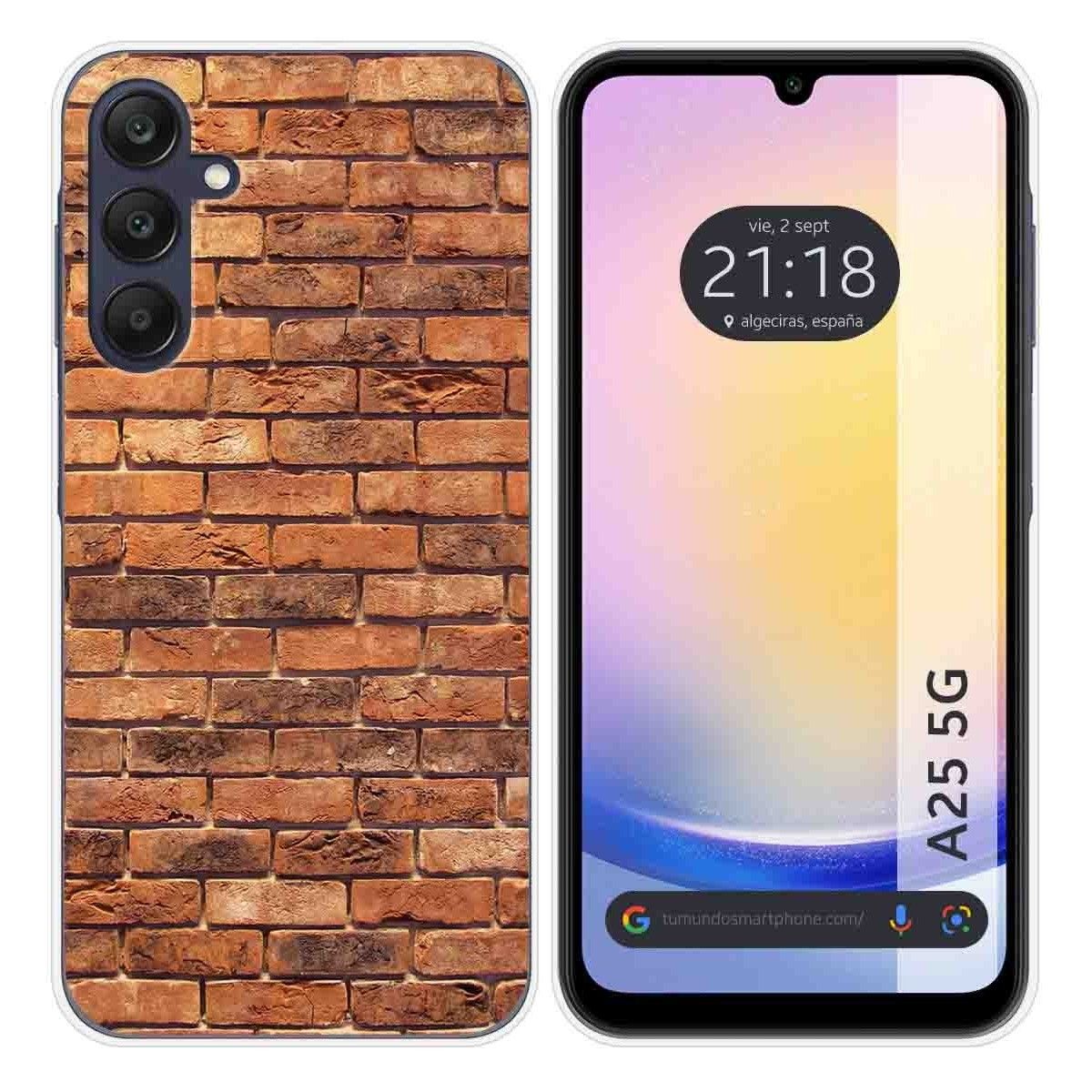 Funda Silicona para Samsung Galaxy A25 5G diseño Ladrillo 04 Dibujos
