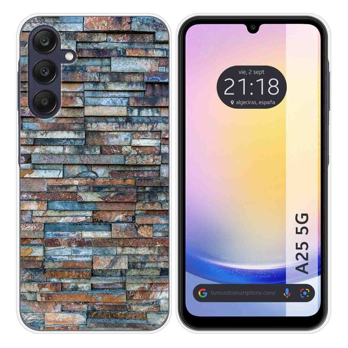 Funda Silicona para Samsung Galaxy A25 5G diseño Ladrillo 05 Dibujos
