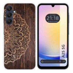 Funda Silicona para Samsung Galaxy A25 5G diseño Madera 06 Dibujos