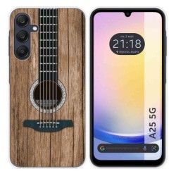 Funda Silicona para Samsung Galaxy A25 5G diseño Madera 11 Dibujos