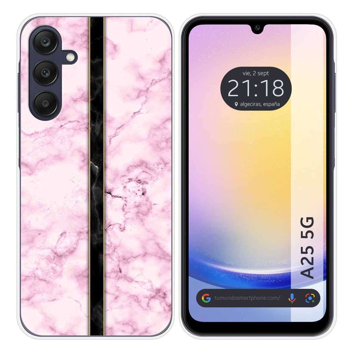Funda Silicona para Samsung Galaxy A25 5G diseño Mármol 04 Dibujos
