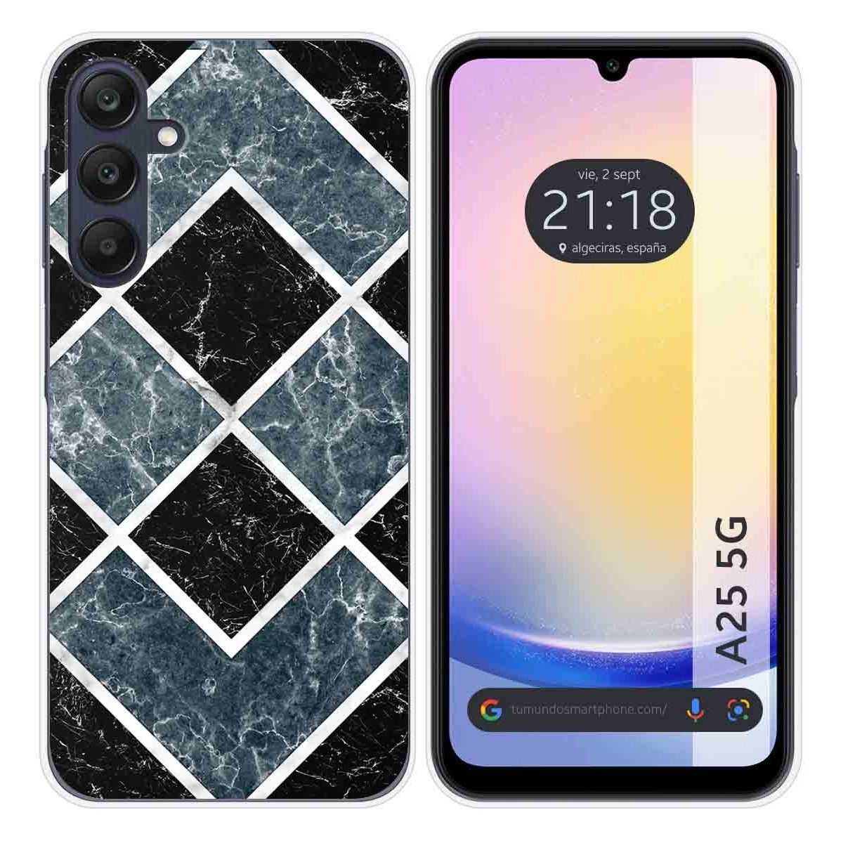 Funda Silicona para Samsung Galaxy A25 5G diseño Mármol 06 Dibujos
