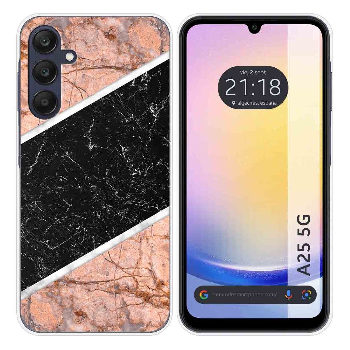 Funda Silicona para Samsung Galaxy A25 5G diseño Mármol 07 Dibujos