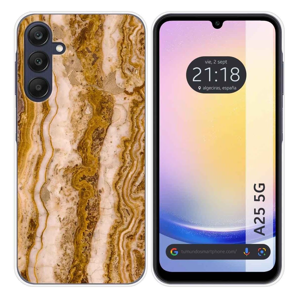 Funda Silicona para Samsung Galaxy A25 5G diseño Mármol 10 Dibujos