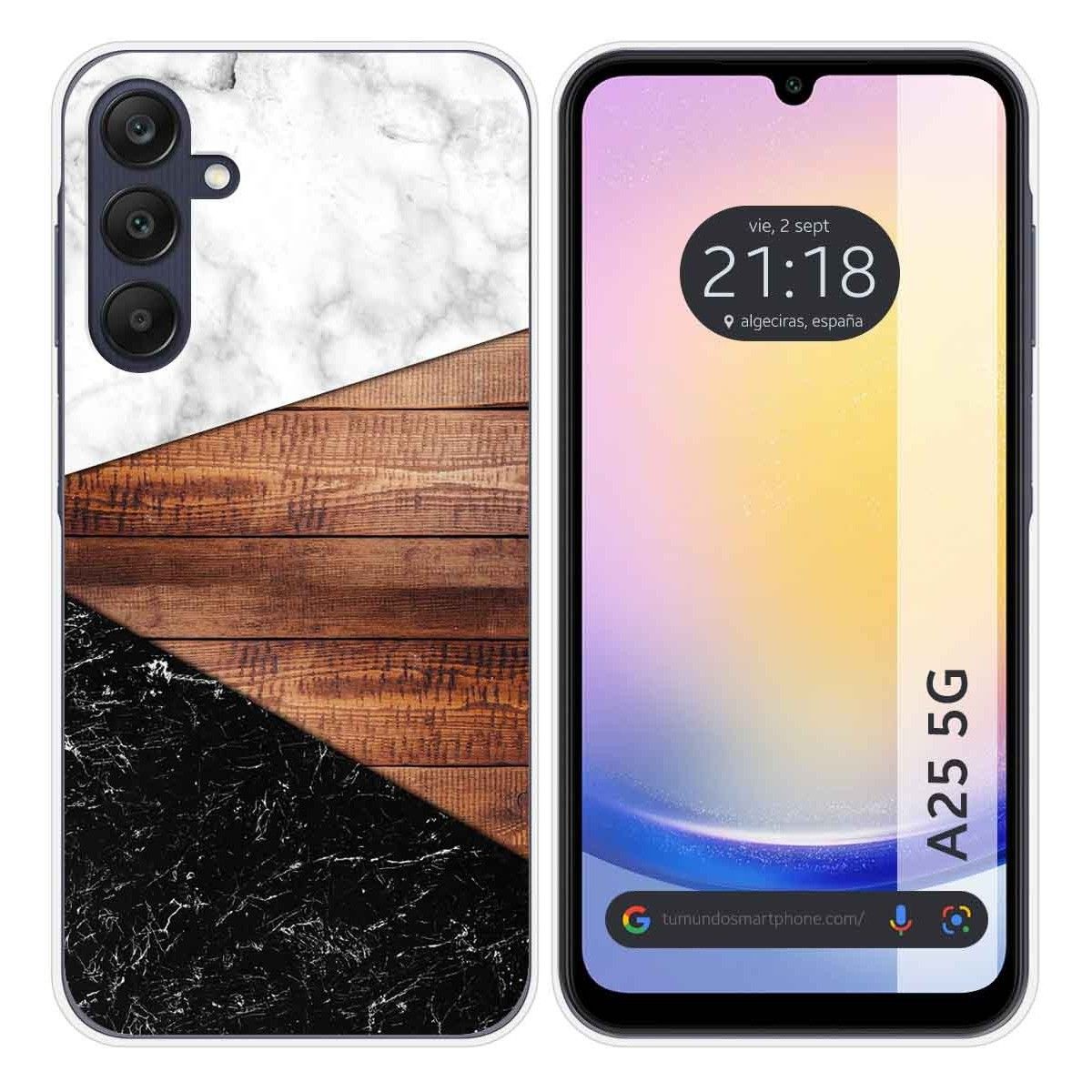 Funda Silicona para Samsung Galaxy A25 5G diseño Mármol 11 Dibujos