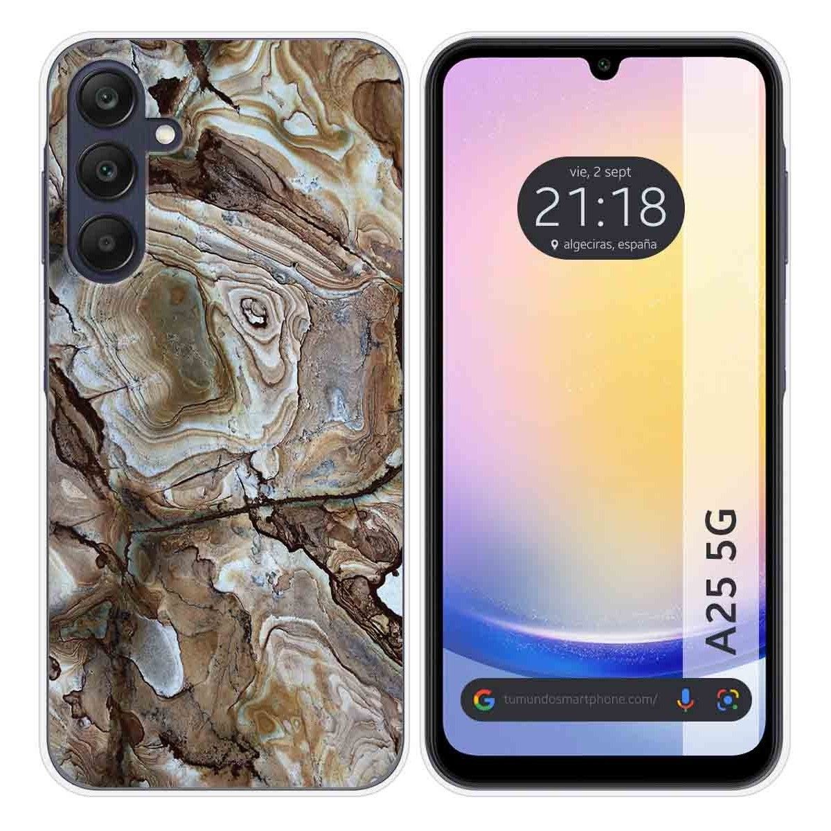 Funda Silicona para Samsung Galaxy A25 5G diseño Mármol 14 Dibujos
