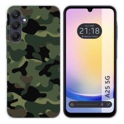 Funda Silicona para Samsung Galaxy A25 5G diseño Camuflaje Dibujos