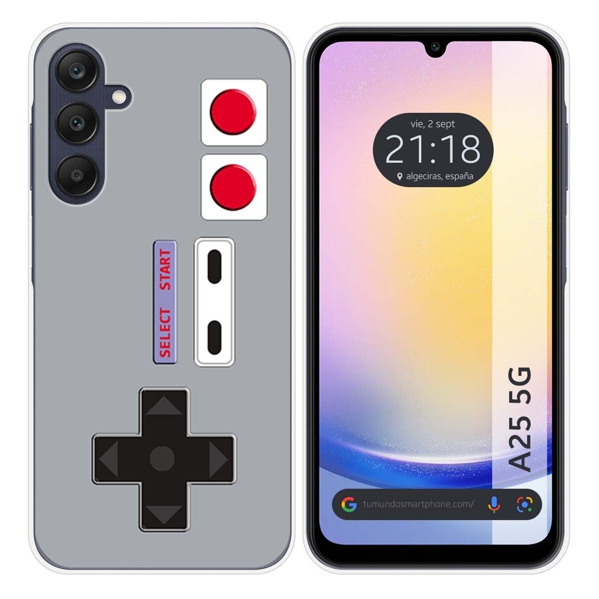 Funda Silicona para Samsung Galaxy A25 5G diseño Consola Dibujos