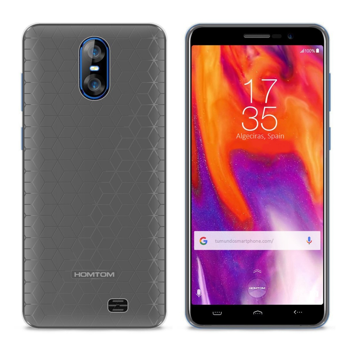 Funda Gel Tpu para Homtom S12 Color 100 % Transparente