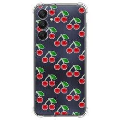 Funda Silicona Antigolpes para Samsung Galaxy A25 5G diseño Cerezas Dibujos