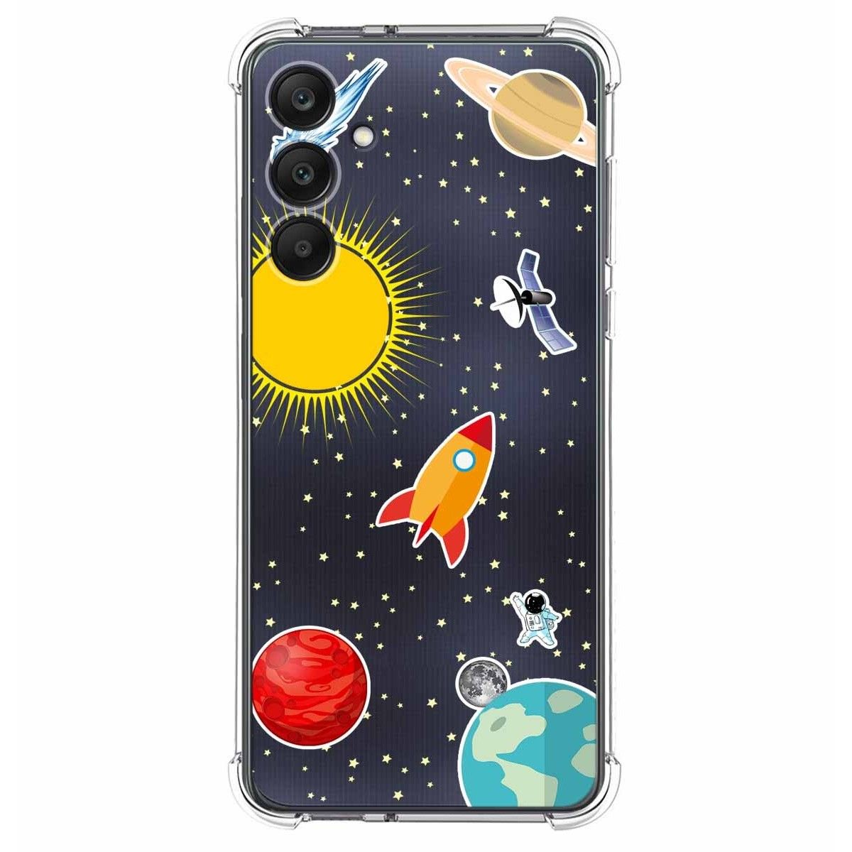 Funda Silicona Antigolpes para Samsung Galaxy A25 5G diseño Espacio Dibujos