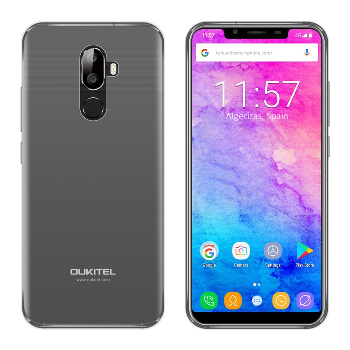 Funda Gel Tpu para Oukitel U18 Color 100 % Transparente