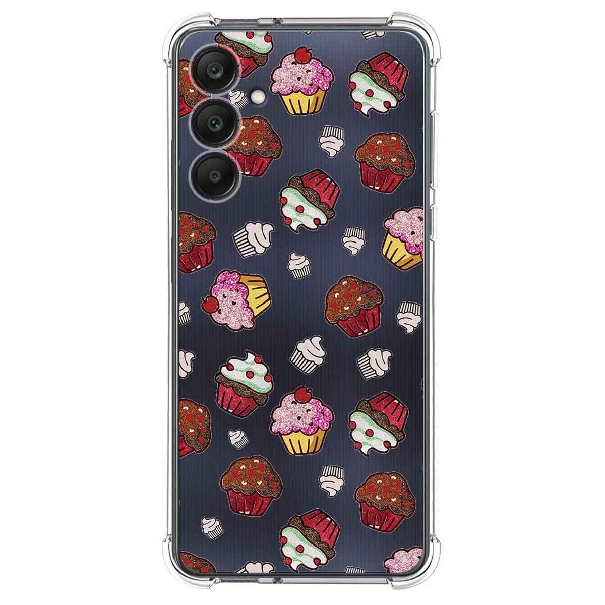 Funda Silicona Antigolpes para Samsung Galaxy A25 5G diseño Muffins Dibujos