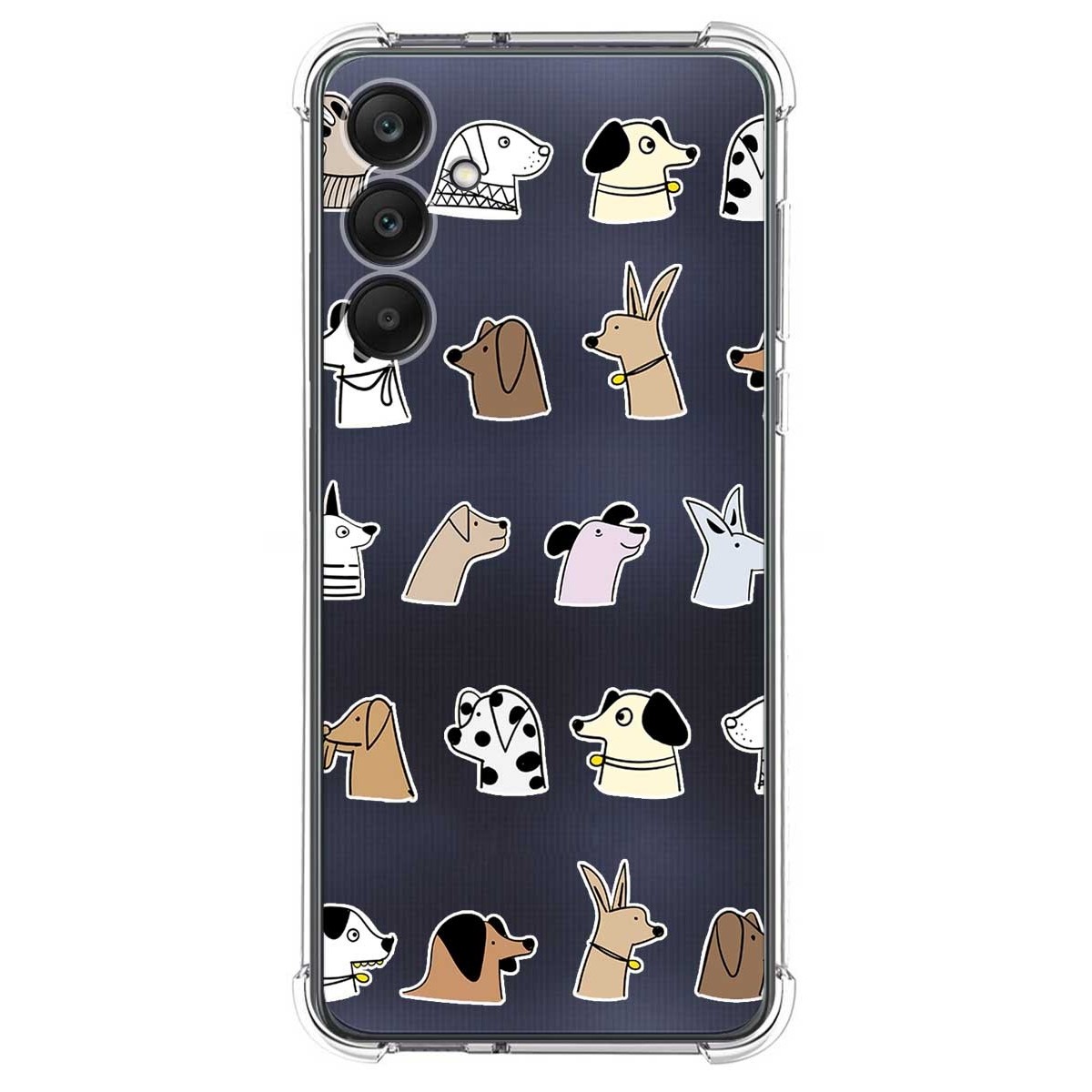 Funda Silicona Antigolpes para Samsung Galaxy A25 5G diseño Perros Dibujos