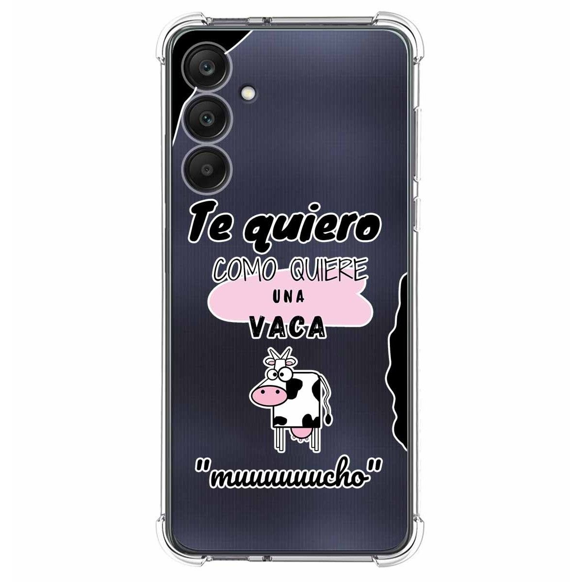 Funda Silicona Antigolpes para Samsung Galaxy A25 5G diseño Vaca Dibujos
