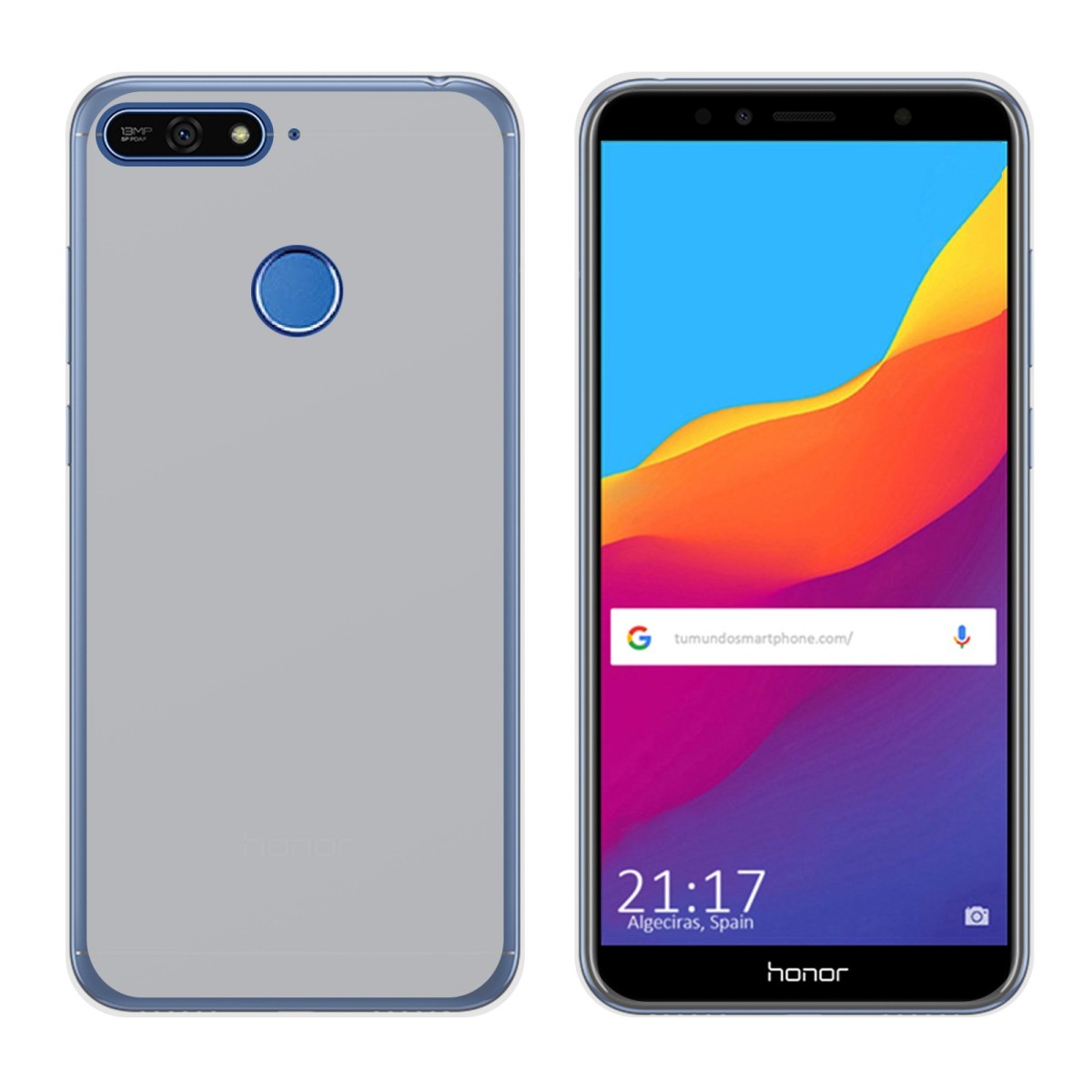 Funda Gel Tpu para Huawei Honor 7A / Y6 2018 Color Transparente