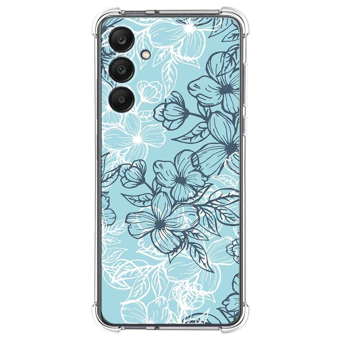 Funda Silicona Antigolpes para Samsung Galaxy A25 5G diseño Flores 03 Dibujos