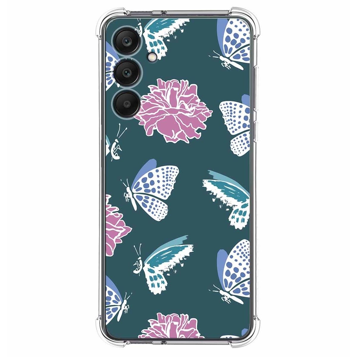 Funda Silicona Antigolpes para Samsung Galaxy A25 5G diseño Flores 10 Dibujos