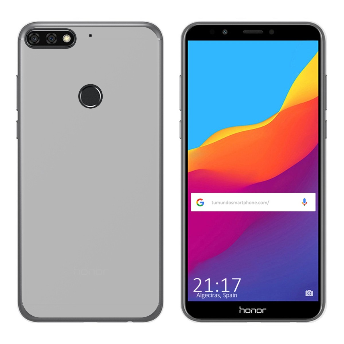 Funda Gel Tpu para Huawei Honor 7C / Y7 2018 Color Transparente