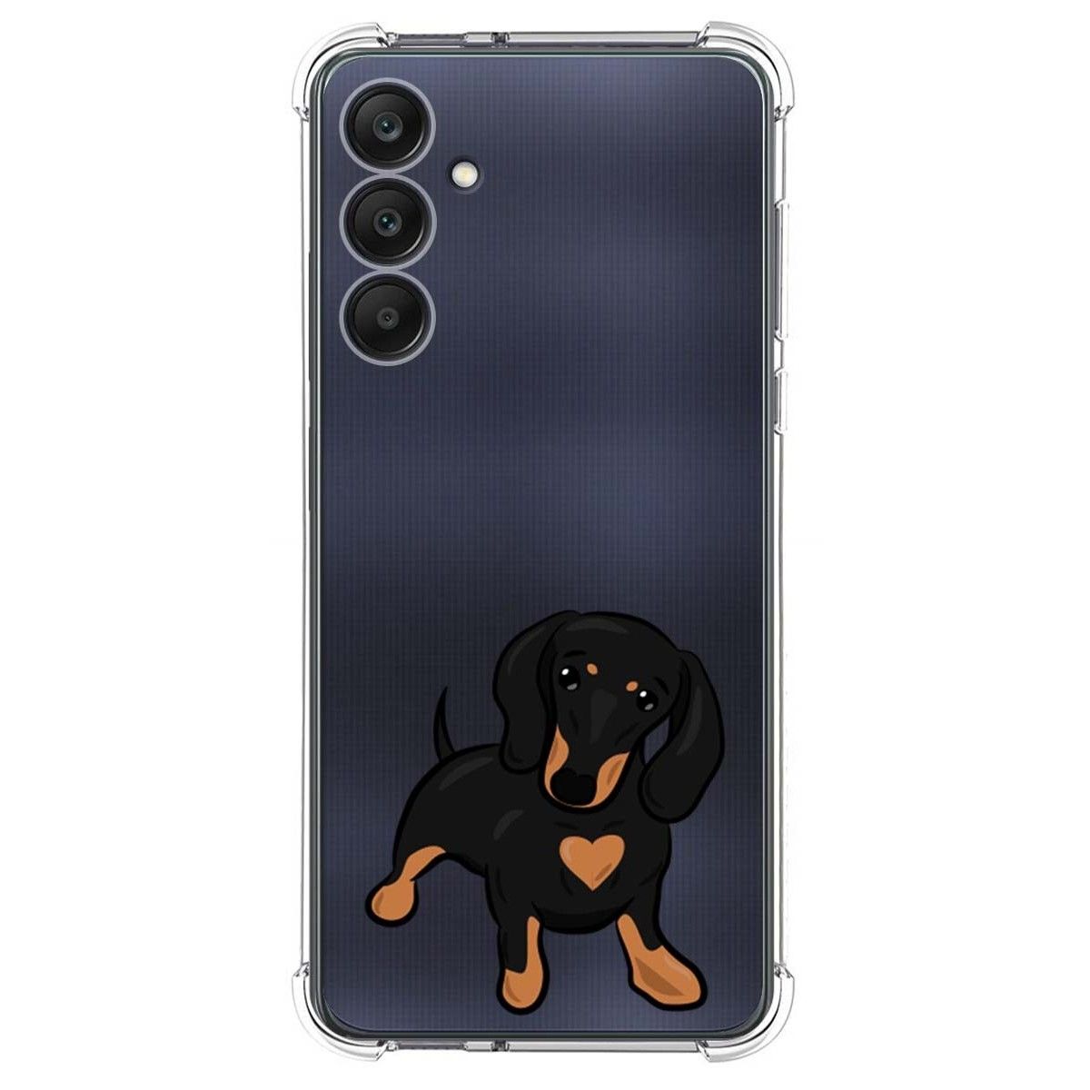 Funda Silicona Antigolpes para Samsung Galaxy A25 5G diseño Perros 04 Dibujos