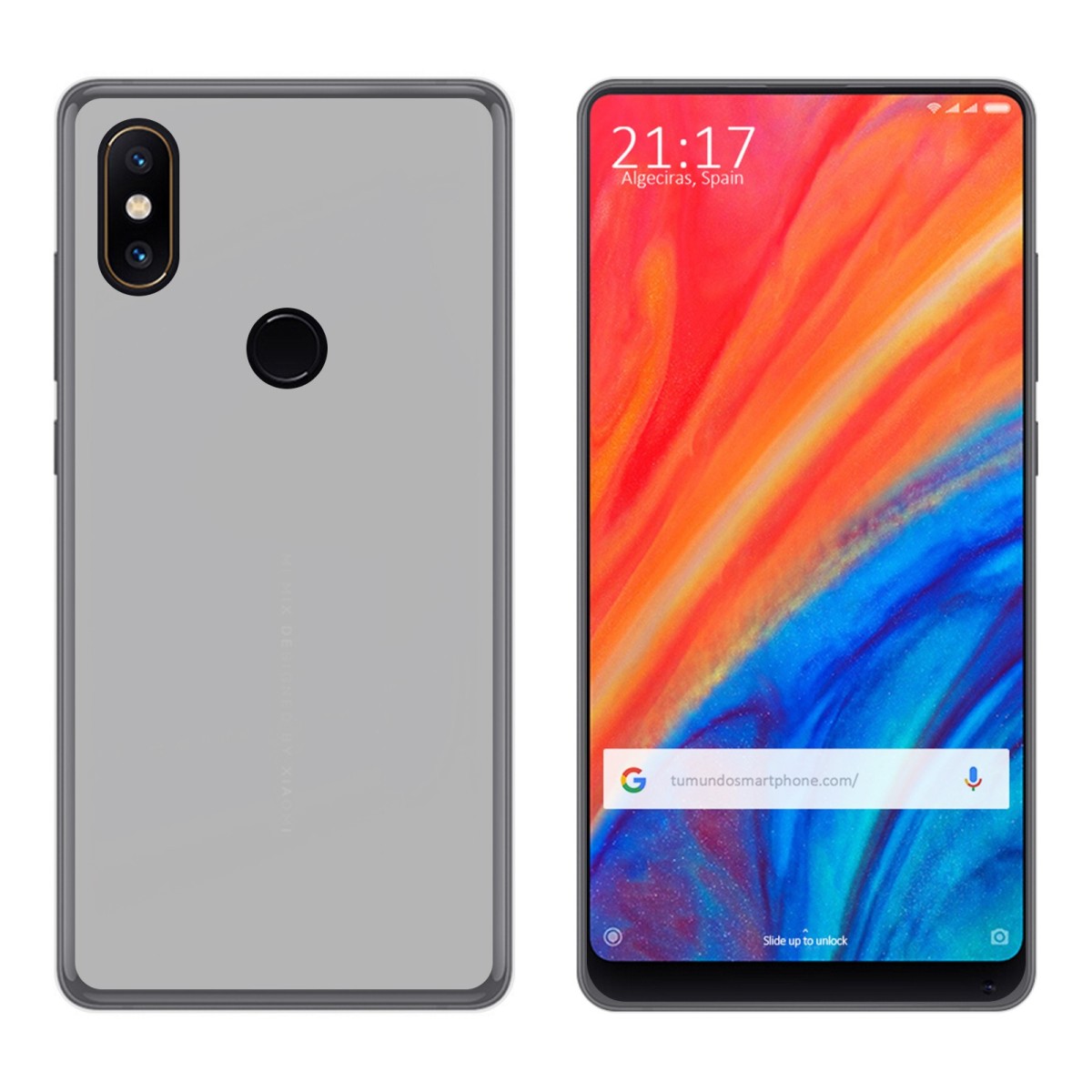 Funda Gel Tpu para Xiaomi Mi Mix 2S Color Transparente