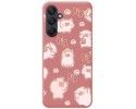 Funda Silicona Líquida Rosa para Samsung Galaxy A25 5G diseño Cerdos Dibujos