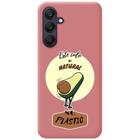Funda Silicona Líquida Rosa para Samsung Galaxy A25 5G diseño Culo Natural Dibujos