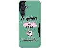 Funda Silicona Líquida Verde para Samsung Galaxy A25 5G diseño Vaca Dibujos