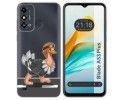 Funda Silicona Transparente para ZTE Blade A53 Plus diseño Avestruz Dibujos