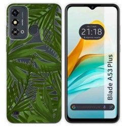 Funda Silicona Transparente para ZTE Blade A53 Plus diseño Jungla Dibujos