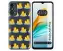 Funda Silicona Transparente para ZTE Blade A53 Plus diseño Pato Dibujos