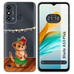 Funda Silicona Transparente para ZTE Blade A53 Plus diseño Suricata Dibujos