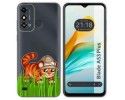 Funda Silicona Transparente para ZTE Blade A53 Plus diseño Tigre Dibujos