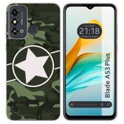 Funda Silicona para ZTE Blade A53 Plus diseño Camuflaje 01 Dibujos