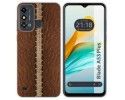 Funda Silicona para ZTE Blade A53 Plus diseño Cuero 01 Dibujos