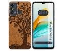 Funda Silicona para ZTE Blade A53 Plus diseño Cuero 03 Dibujos