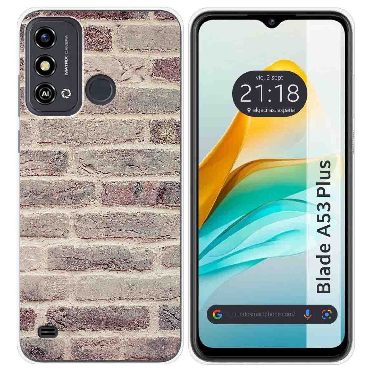 Funda Silicona para ZTE Blade A53 Plus diseño Ladrillo 01 Dibujos