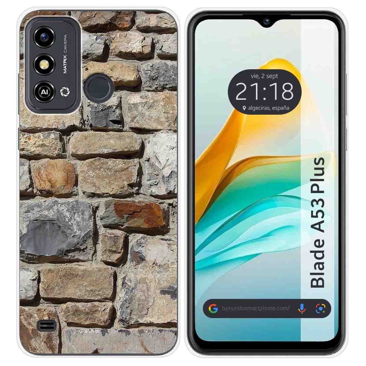 Funda Silicona para ZTE Blade A53 Plus diseño Ladrillo 03 Dibujos