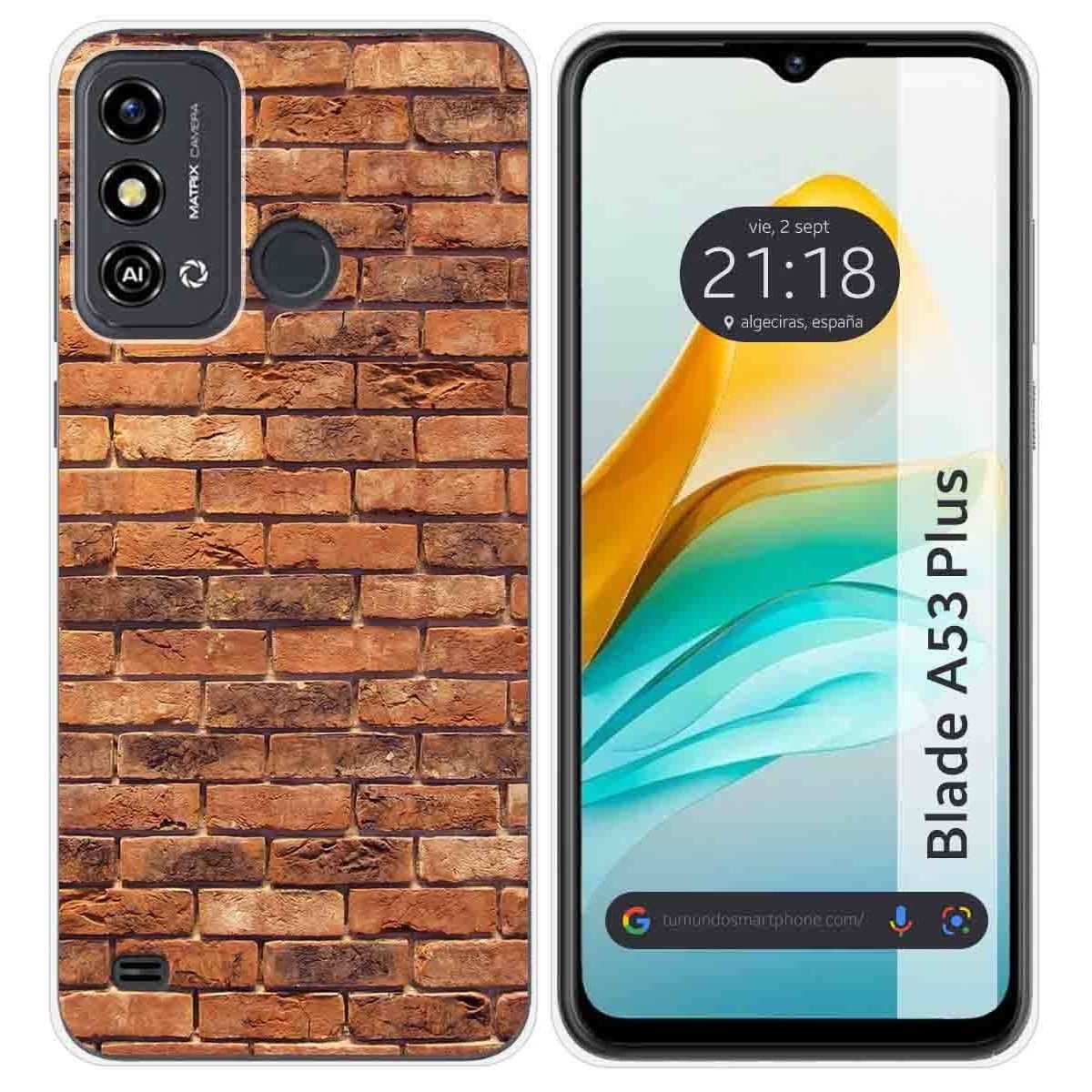 Funda Silicona para ZTE Blade A53 Plus diseño Ladrillo 04 Dibujos