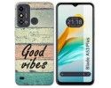 Funda Silicona para ZTE Blade A53 Plus diseño Madera 01 Dibujos