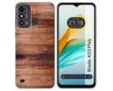 Funda Silicona para ZTE Blade A53 Plus diseño Madera 02 Dibujos