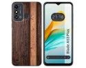 Funda Silicona para ZTE Blade A53 Plus diseño Madera 05 Dibujos
