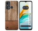 Funda Silicona para ZTE Blade A53 Plus diseño Madera 09 Dibujos