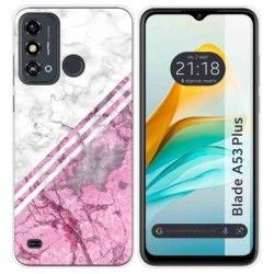 Funda Silicona para ZTE Blade A53 Plus diseño Mármol 03 Dibujos