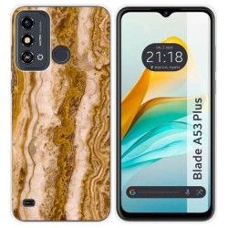 Funda Silicona para ZTE Blade A53 Plus diseño Mármol 10 Dibujos