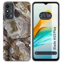 Funda Silicona para ZTE Blade A53 Plus diseño Mármol 14 Dibujos